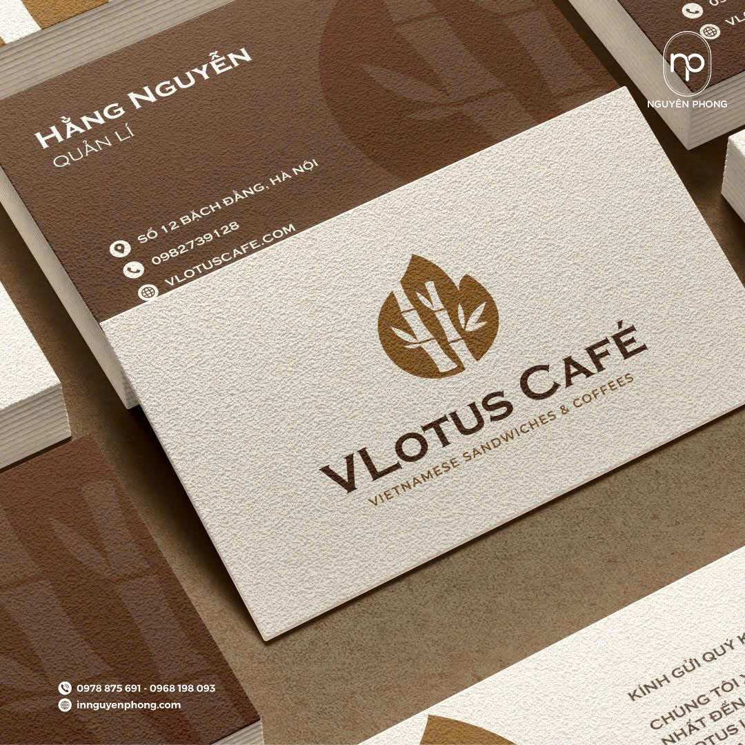 Card visit quán cafe chuyên nghiệp của doanh nghiệp lớn